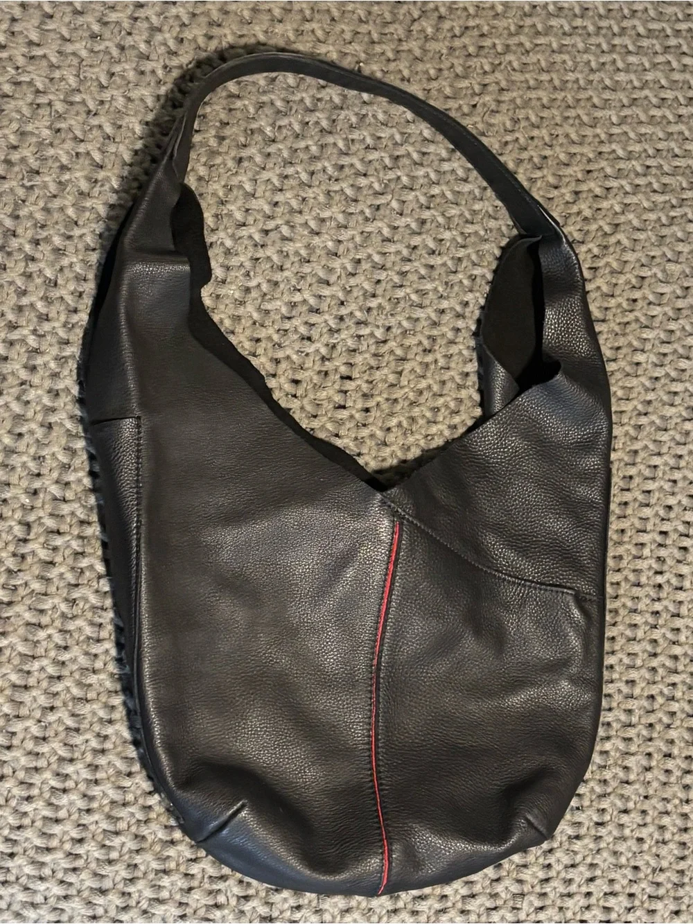 Hammitt Tom Zip Black Hobo Shoulder Bag